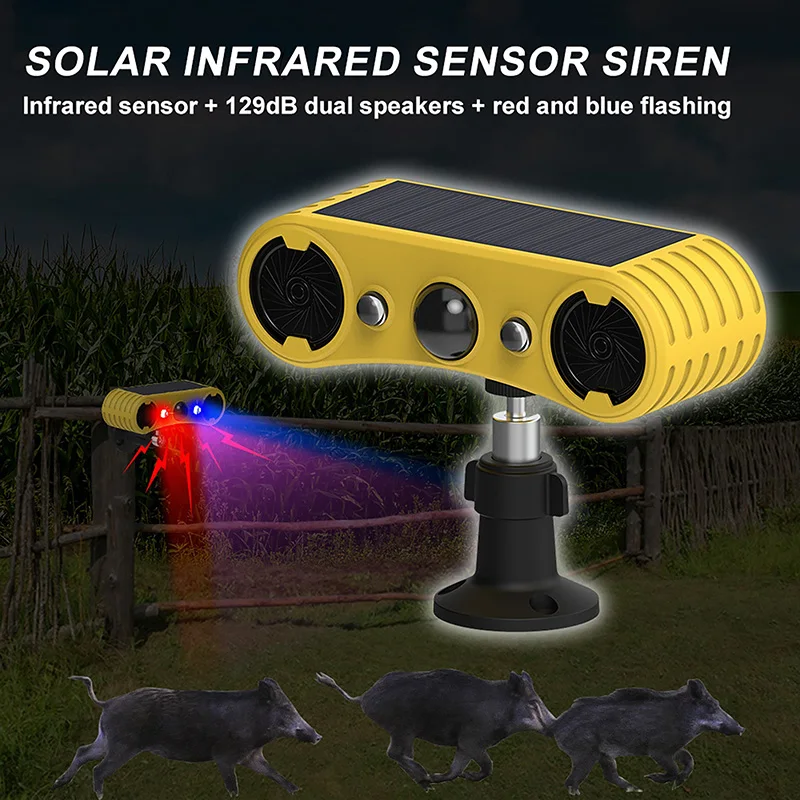 Outdoor Power Point - Alarm Sensor Gerak Tenaga Surya LED