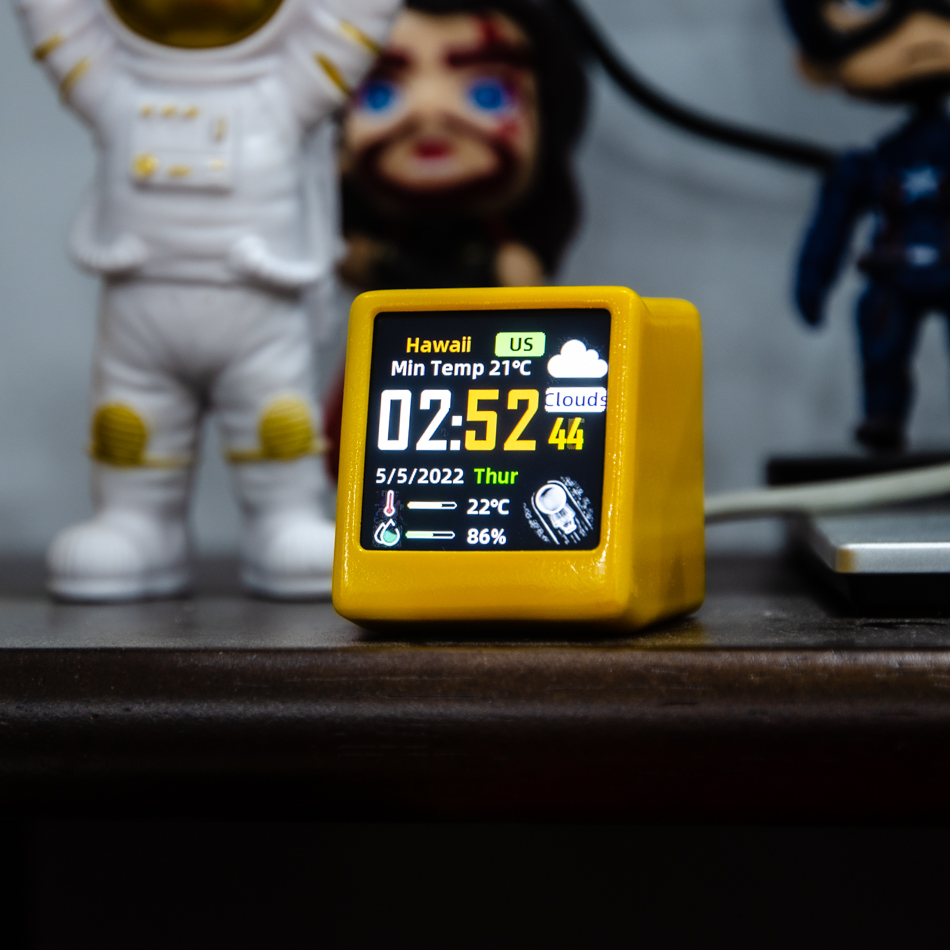 Outdoor Power G Sensor - Jam cuaca pintar, jam WiFi elektronik