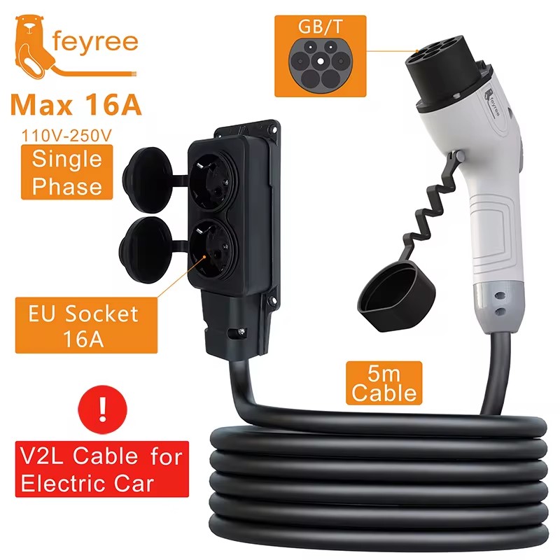 Outdoor Power Plug In - Kabel Pengisi Daya Feyree V2L, Soket