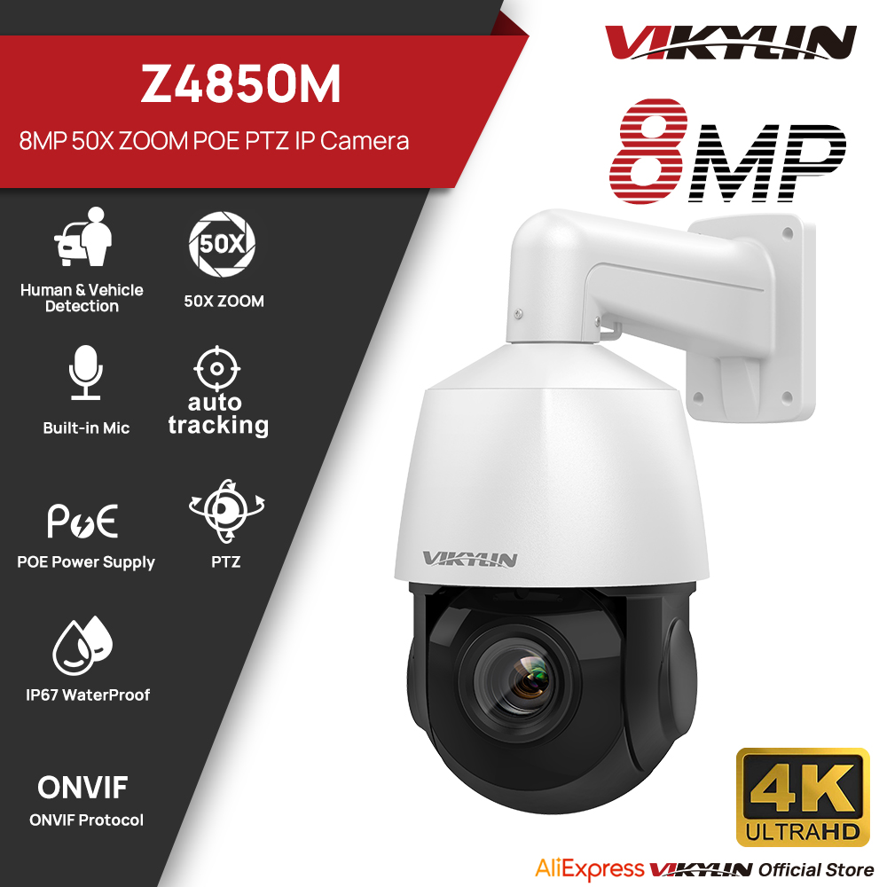 Kamera IP Vikylin 4K 8MP PTZ 3 - Outdoor Power G Sensor ulasan dan harga