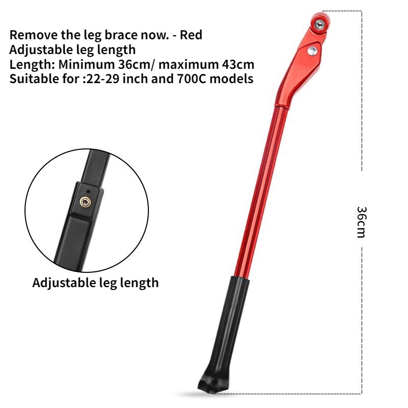 Penopang kaki sepeda gunung, T - Outdoor Power Point ulasan dan harga