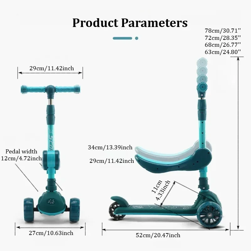 Skuter Tendangan Anak 2-In-1 d - Outdoor Power Point ulasan dan harga