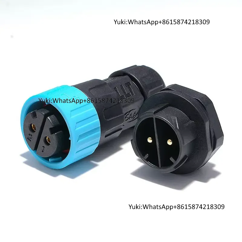 Konektor Tahan Air IP68 LLT M1 - Outdoor Power Plug In ulasan dan harga
