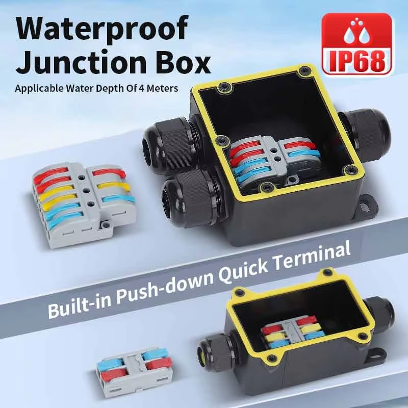 Kotak Sambungan Tahan Air IP68 - Outdoor Power Plug In ulasan dan harga