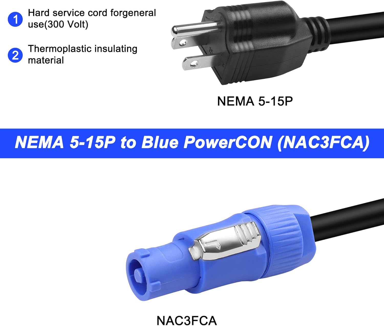 Kabel Ekstensi Daya AC 20A Hea - Outdoor Power Vac ulasan dan harga