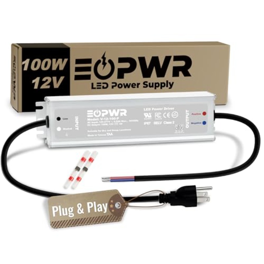 Driver LED Tahan Air IP67 Catu - Outdoor Power Plug In ulasan dan harga