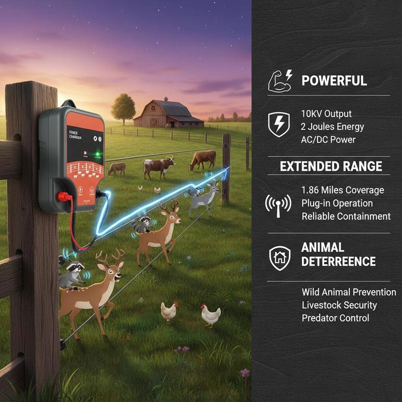 Penghalau Ternak 10kV 2J Untuk - Outdoor Power Plug In ulasan dan harga